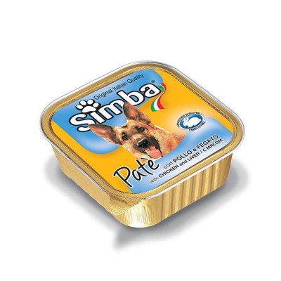 Simba Pate With Chicken And Liver Wet Dog Food 150 Gm (Pack Of 2)